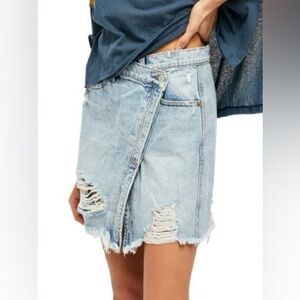 We The Free Distressed Skirt 28